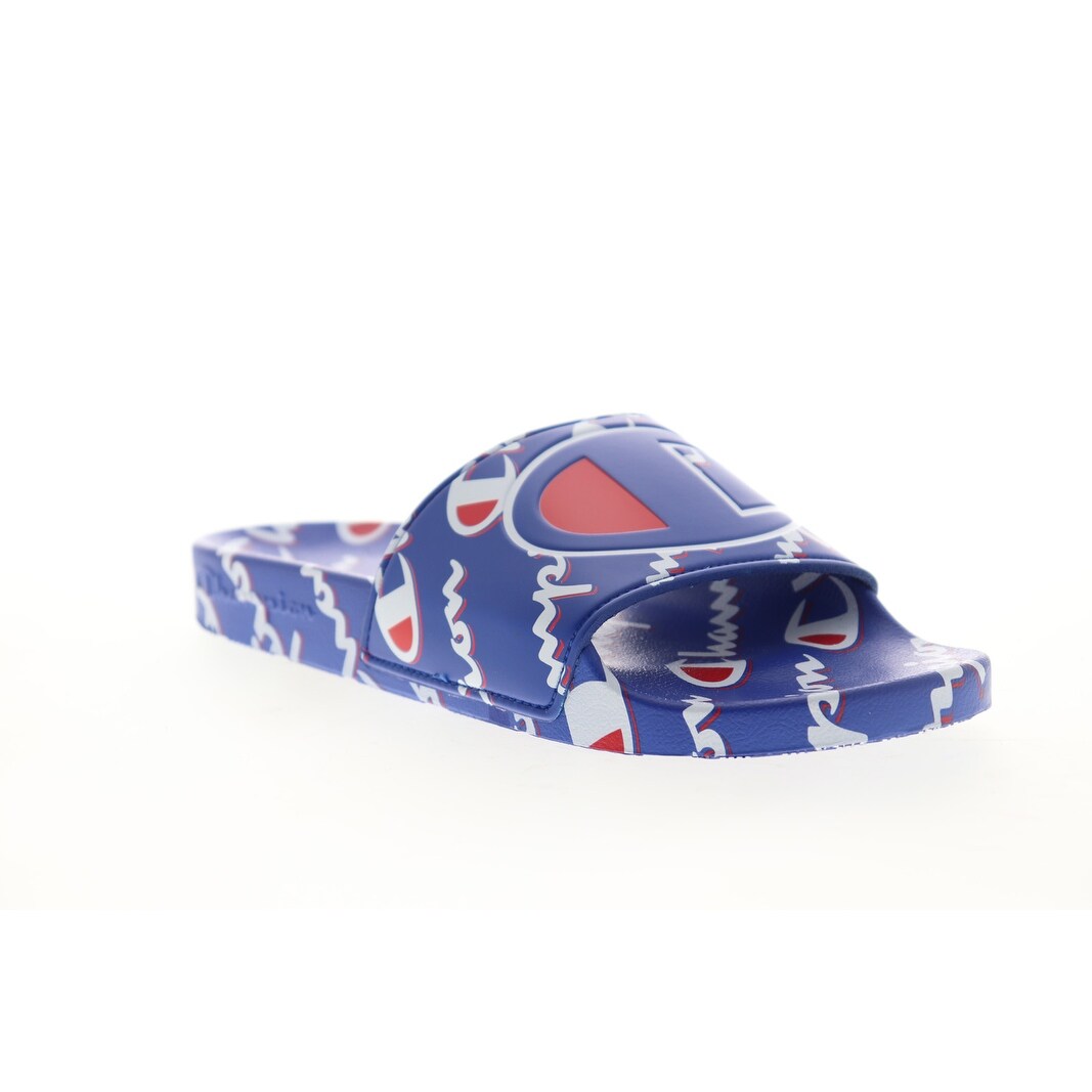 champion men's ipo mega script slides