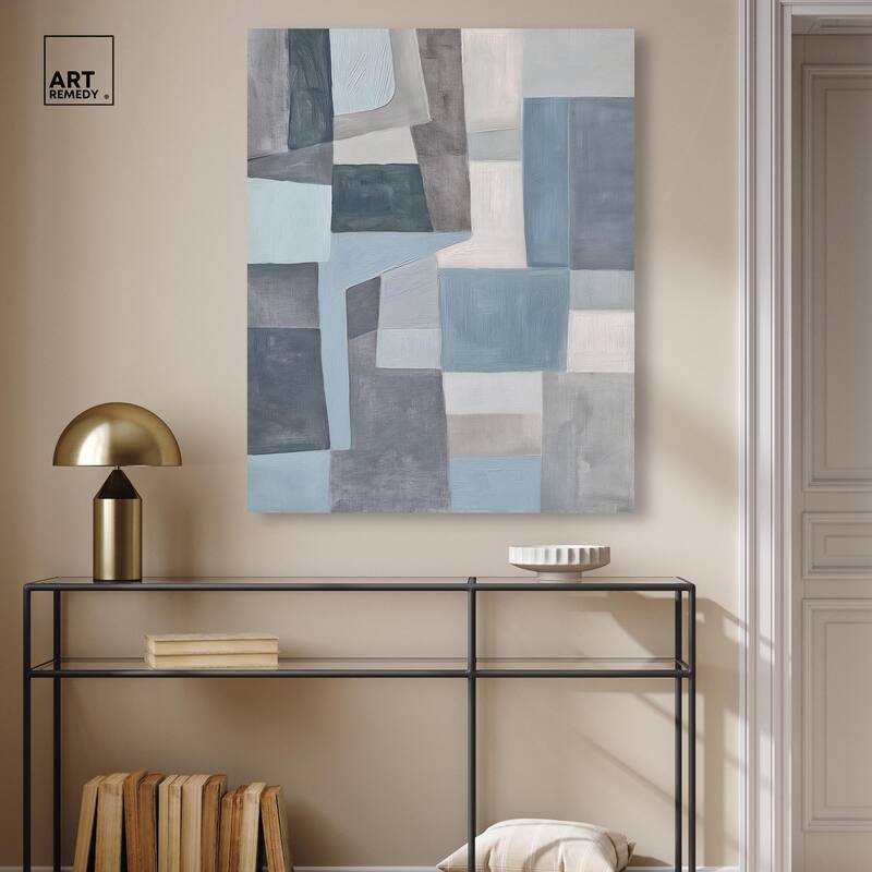 Tessellated Tones I Canvas by Art Remedy, Gallery Wrapped