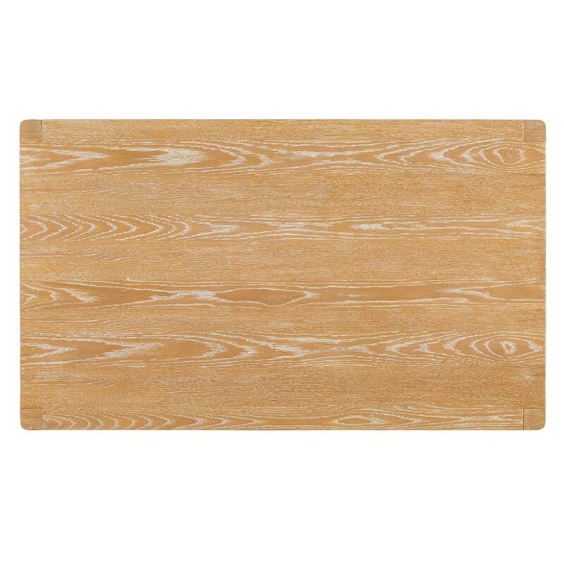 7-Piece Dining Table Set with 6 Cushioned Chairs, Kitchen Table Set with Wood Texture Table for Dining Room