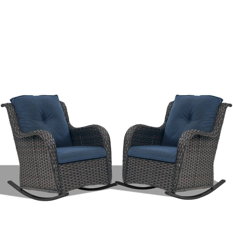 Outdoor Rocking Chair Rattan Rocker Chairs