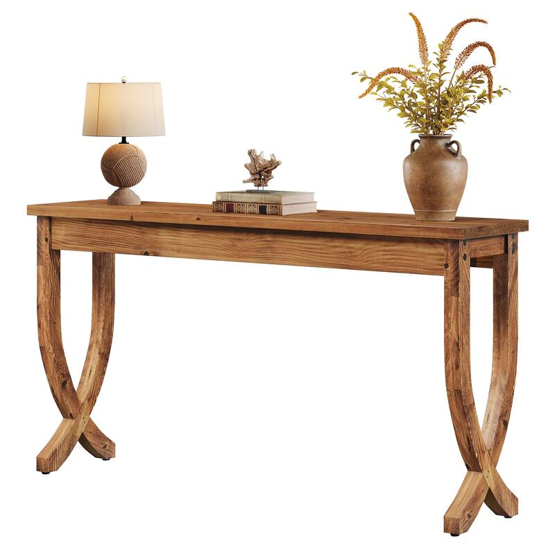Solid Wood Console Table, Entryway Sofa Table, Living Room Hallway Entrance Foyer Accent Side Table