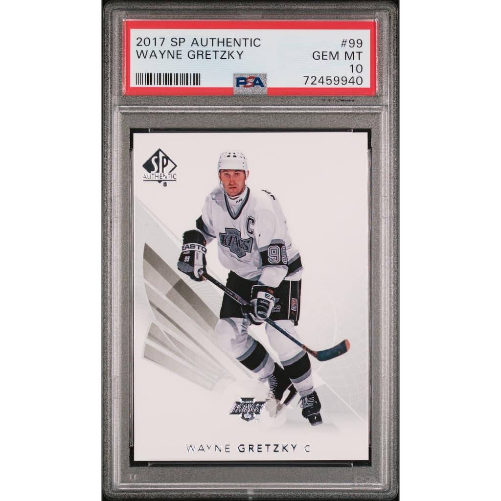 Wayne Gretzky 2017 Upper Deck SP Authentic Hockey Card #99 Graded PSA 10 - 8'6" x 11'6"