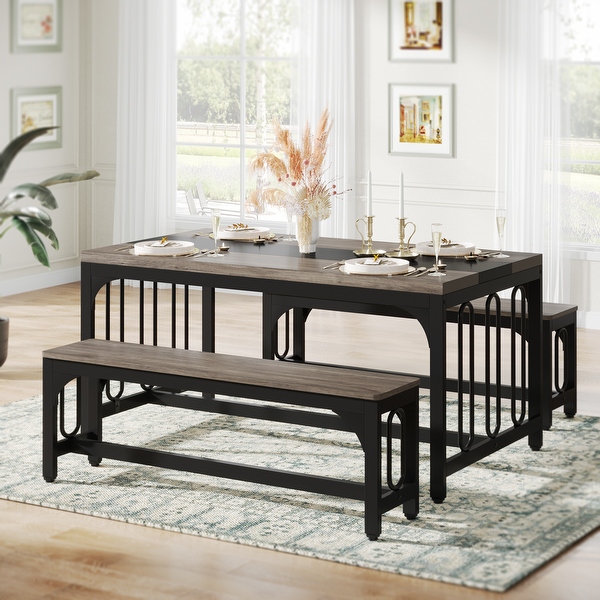 Black 3 piece dining set 2025