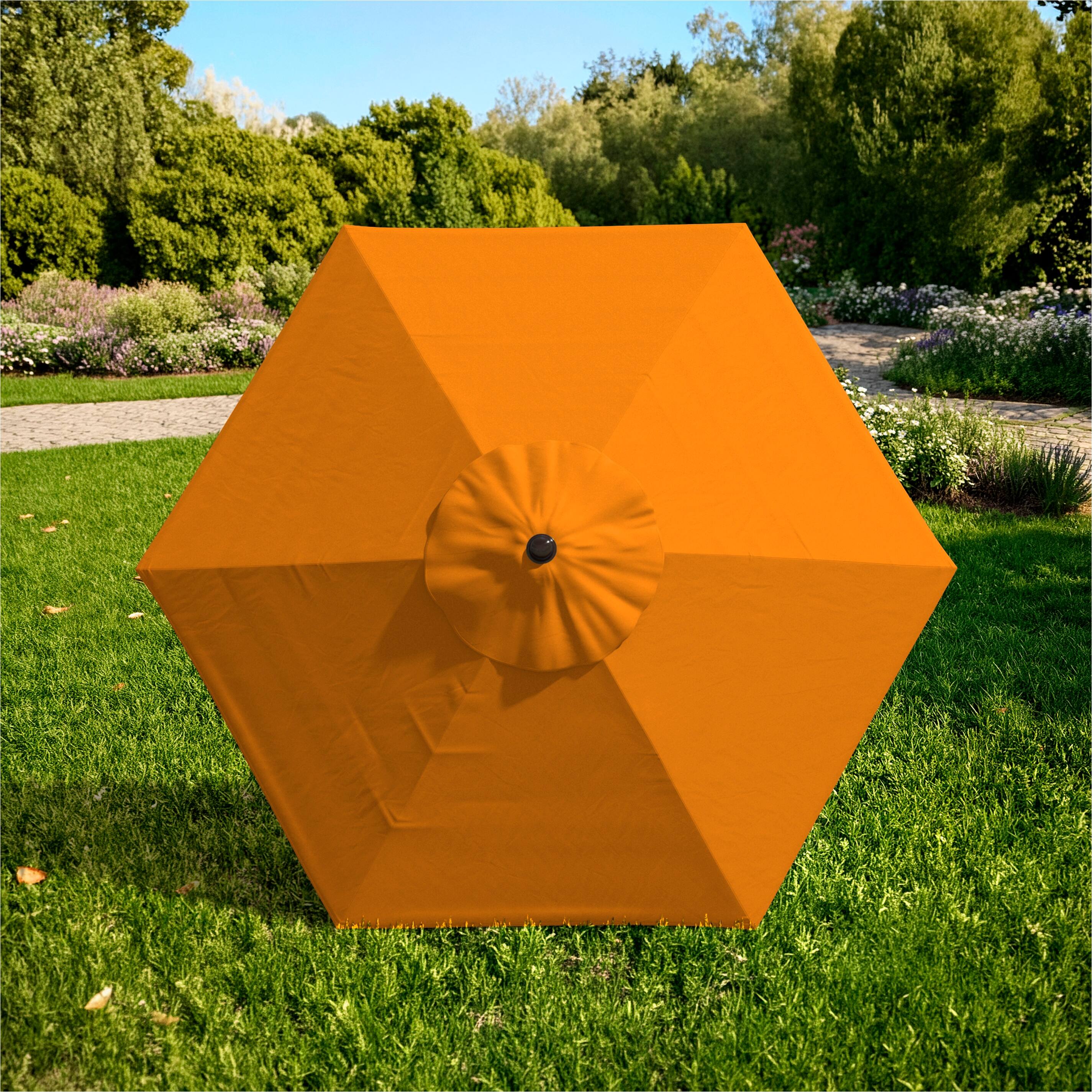 7.5 ft orange patio umbrella ABCCANOPY 7.5ft Scalloped Umbrella, Outdoor Table with Tilt and Crank, Fiberglass Ribs Deck Umbrella for Patio, Pool, Garden, Picnic (Orange) : Patio, Lawn & Garden Orange Shape 7.5 ft Patio Umbrella Outdoor
