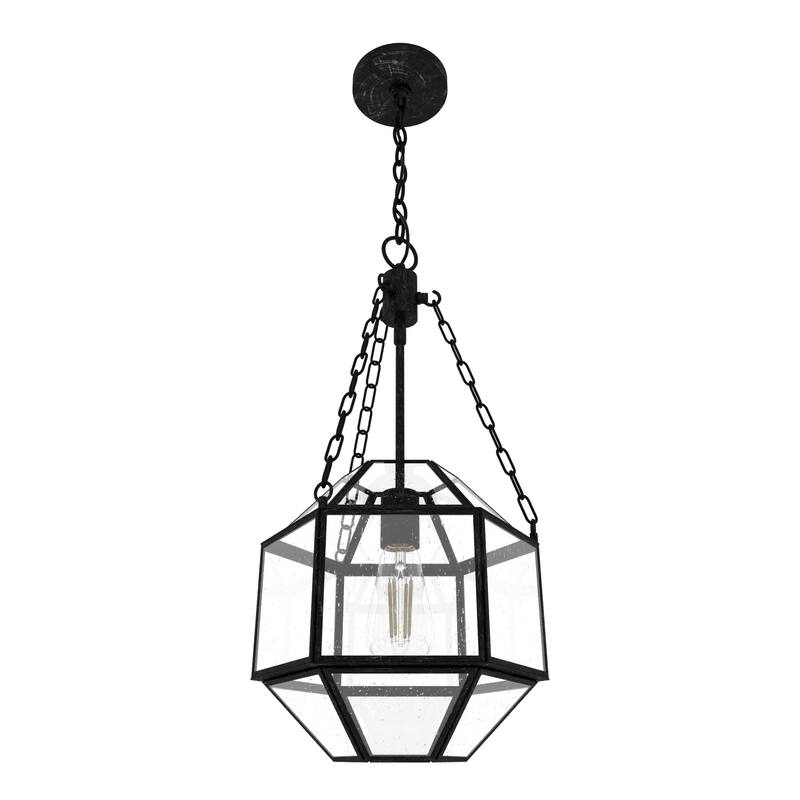 Hunter 11" Indria 1-Light Pendant - Kitchen Island, Dining Room, Entry - Industrial, Contemporary, Geometric