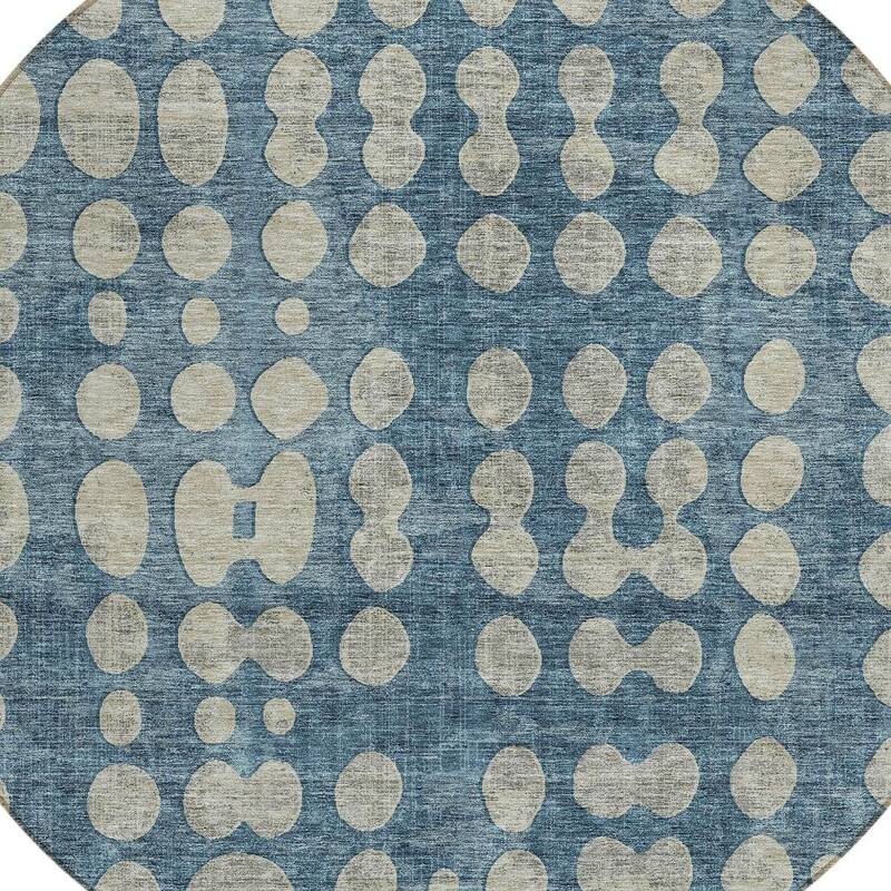 HomeRoots Abstract Transitional Rectangle Outdoor Rug