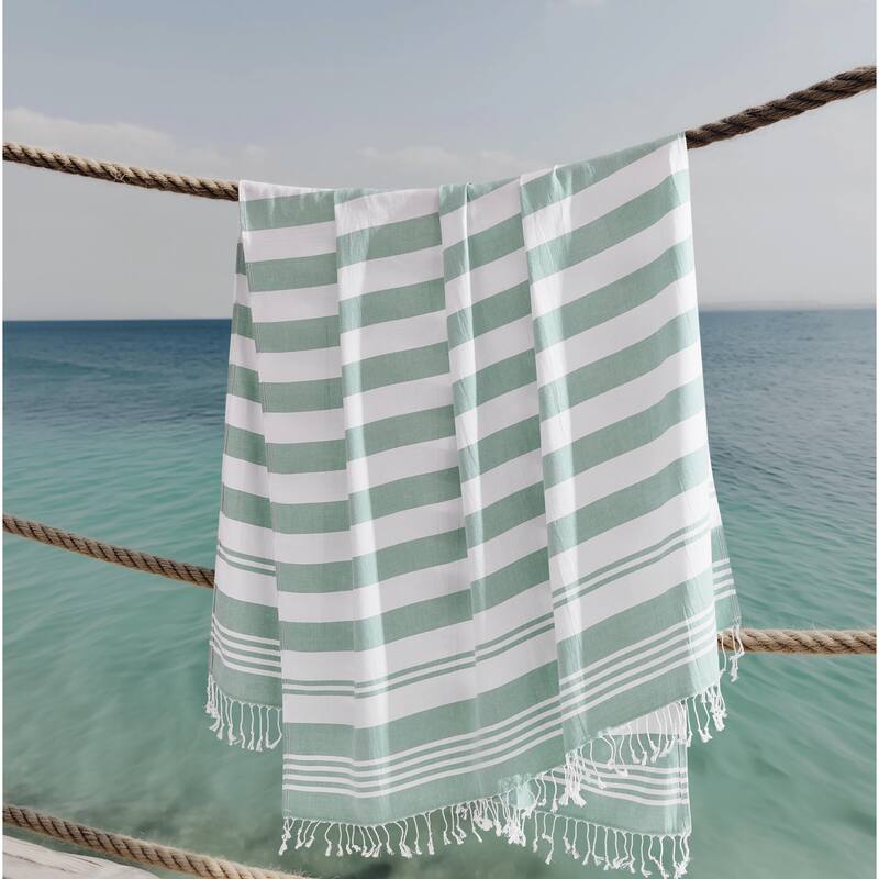 Oceanfront Resort Salty Stripe 4 Pack Sand Free Beach Towel