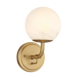 Minka Lavery 3791 Whitehall 11" Tall Bathroom Sconce with Etched Glass