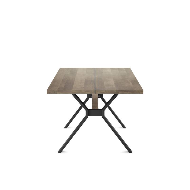 Amisco Leonie Table and Hadley Chairs 7-Piece Dining Set