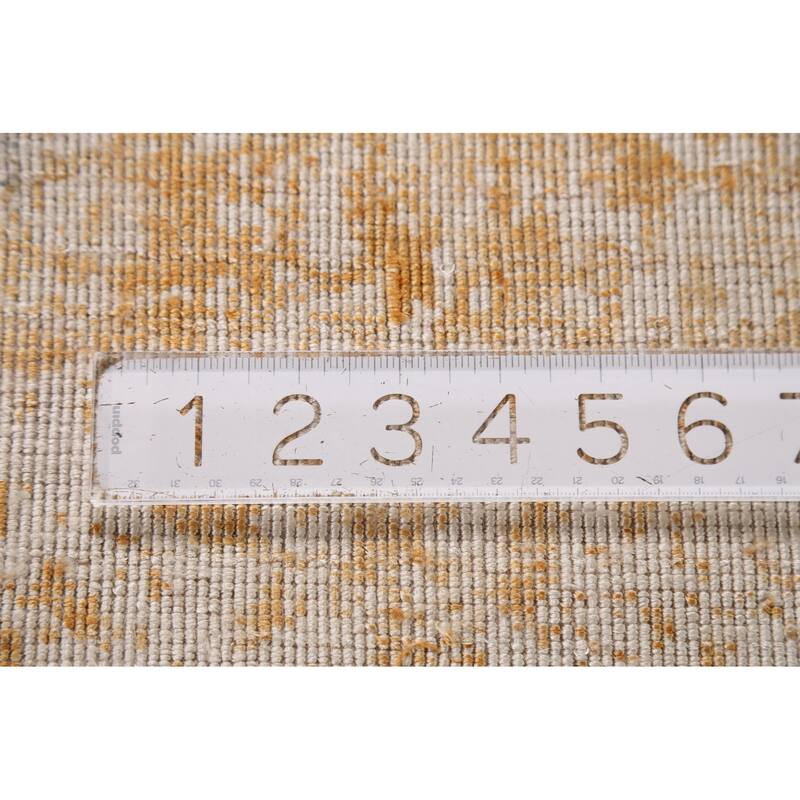 Contemporary Abstract Oriental Foyer Rug Hand-Knotted Wool Carpet - 2'0"x 3'0"