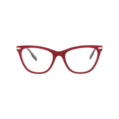 McQ Alexander McQueen Cat Eye-Frame Acetate Optical Frames - Violet Silver Transparent - N/A