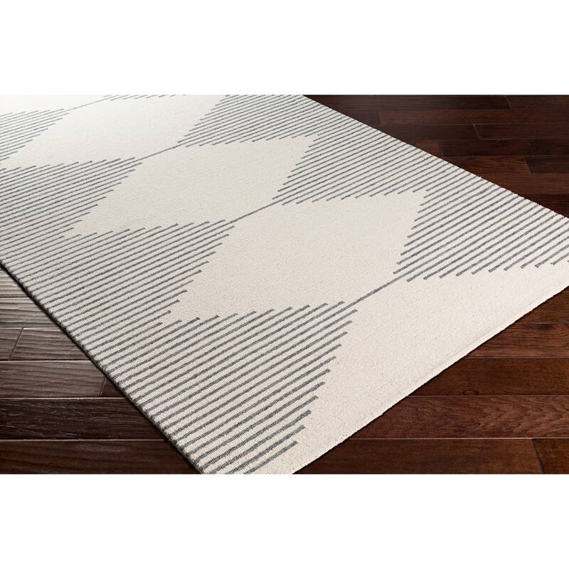 Livabliss Zepp Modern Wool Handmade Area Rug