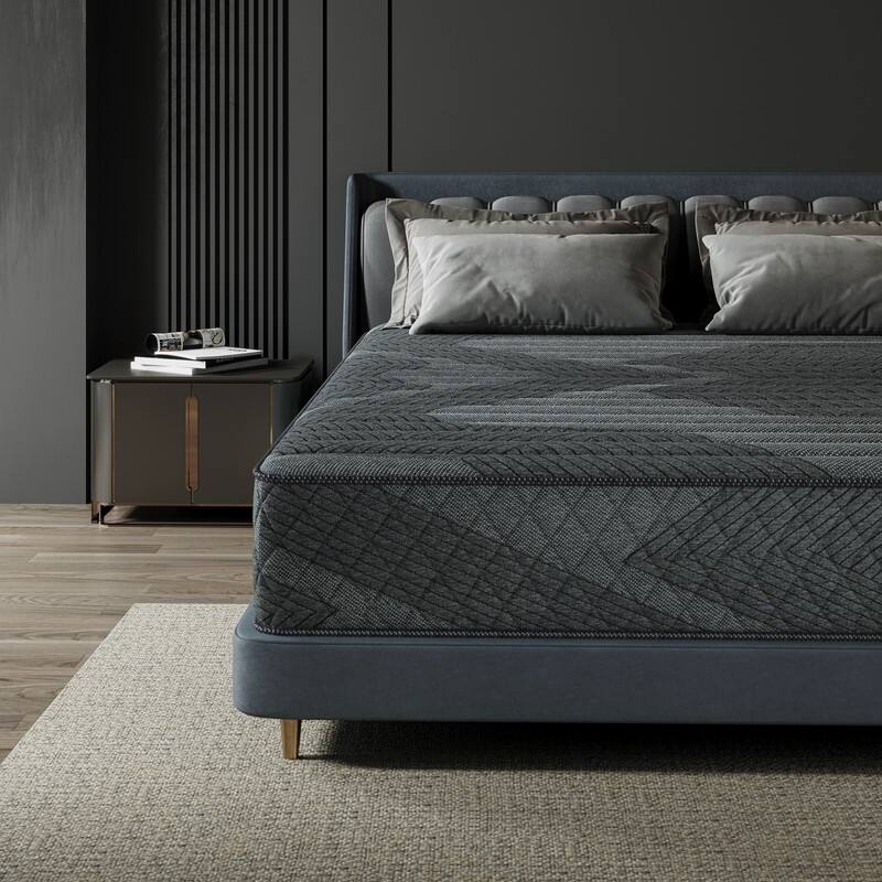 SweDrea 8/12in PureAir Series Stain Resistant Firm Mattress