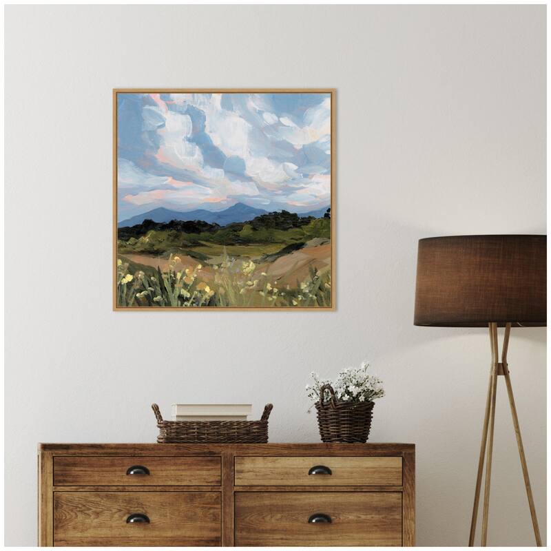 Kate and Laurel Garden of Gods by Emily Kenney Framed Canvas Wall Art Print