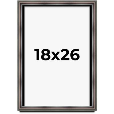 18x26 Shadow Box Frame Brown Cherry | 2.625 Inches Deep Pine Wood