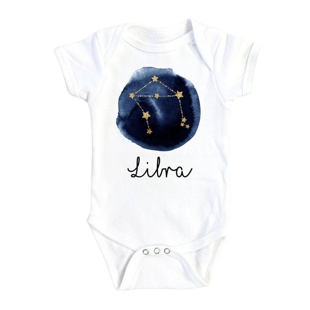 Libra Zodiac - Baby Boy Girl Clothes Infant Bodysuit Funny Cute Newborn