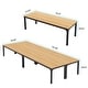 preview thumbnail 18 of 36, 13FT Large Rectangle Conference Meeting Seminar Table for 12-16 Person (Set of 4)