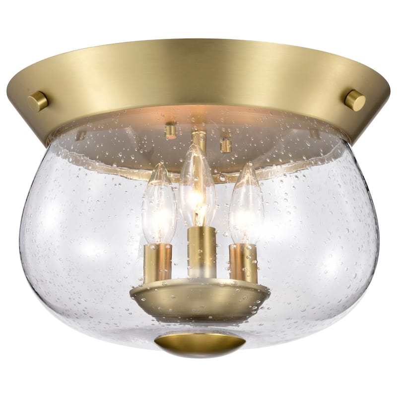 Nuvo Lighting 60/7807 Boliver 3 Light 14" Wide Flush Mount Bowl
