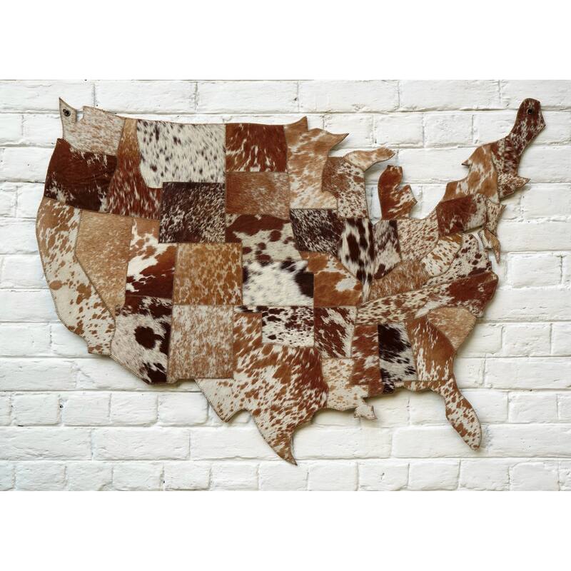 USA Leather Map