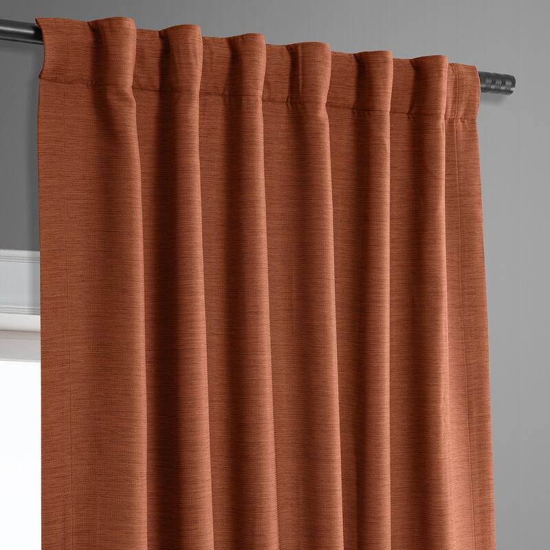 Exclusive Fabrics Bellino 63 In Room Darkening Curtain (1 Panel) - 50 x 63