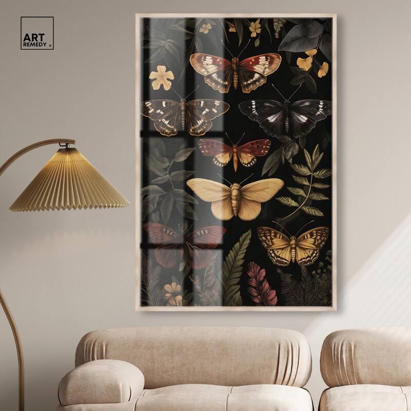 Winged Visitors III Shadowbox by Art Remedy