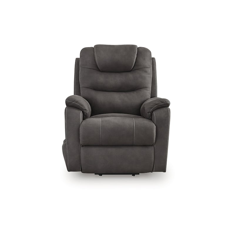 Signature Design by Ashley Snowfield Dark Gray Power Lift Recliner