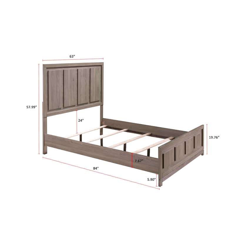 Jennifer Brown Upholstered Panel Bed