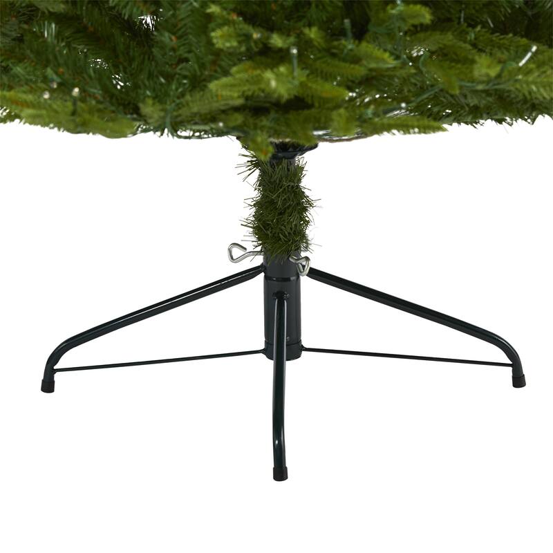 6’ Pre-Lit Colorado Mountain Artificial Christmas Tree, Clear LED Lights - 6 Foot