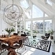 preview thumbnail 8 of 15, 18-light Orb Design 43" Chandelier With Clear Crystals Chrome