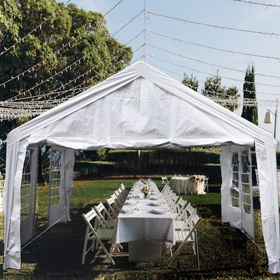 30 Ft. W X 20 Ft. D Party Tent with Windows - 20 x 30