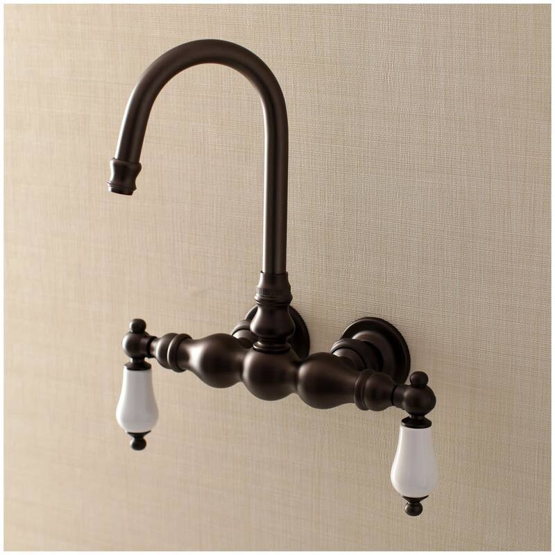 Kingston Brass Vintage Wall Mounted Clawfoot Tub Filler