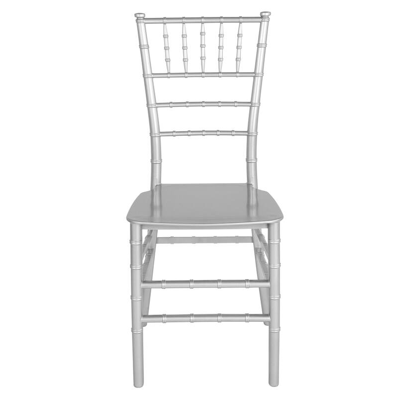 Resin Stackable Chiavari Chair - 15"W x 18.75"D x 35"H - 15"W x 18.75"D x 35"H