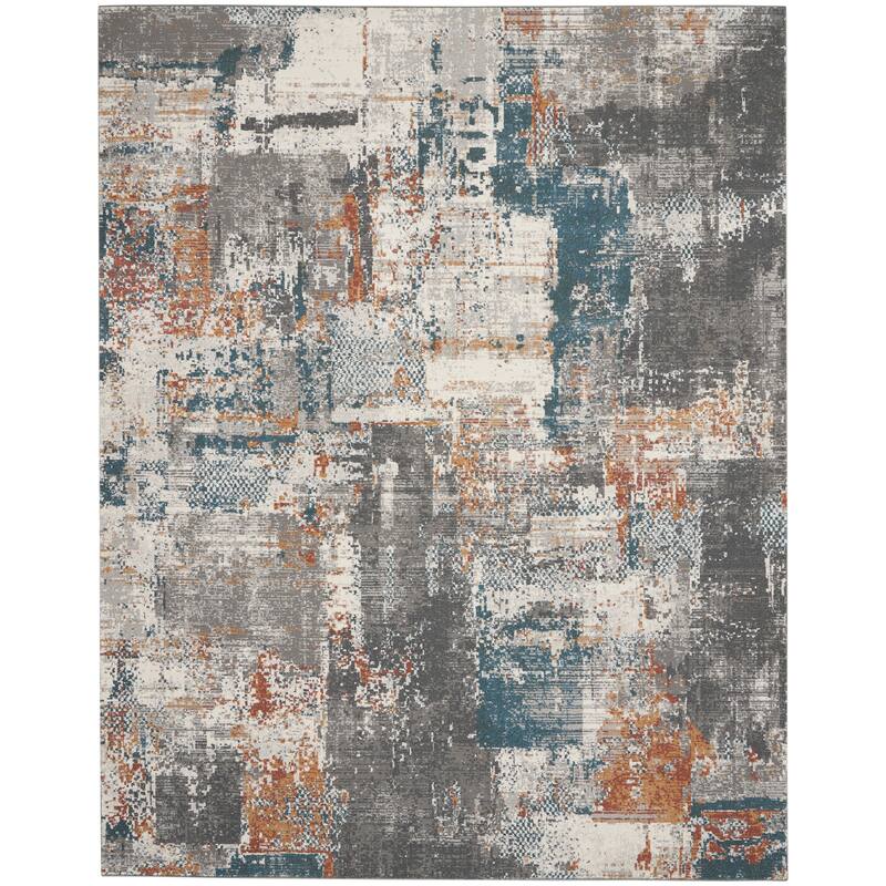 Nourison Ludlow Abstract Modern Area Rug