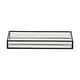 preview thumbnail 13 of 14, Veldra Black Rectangular Fluted Glass Tray