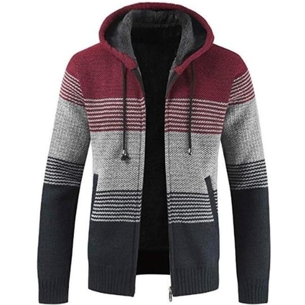 sweater jacket mens with hood