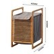 preview thumbnail 7 of 5, Bathroom Laundry Basket Bamboo Storage Basket - 15.74 x 13.78 x 23.82 inches