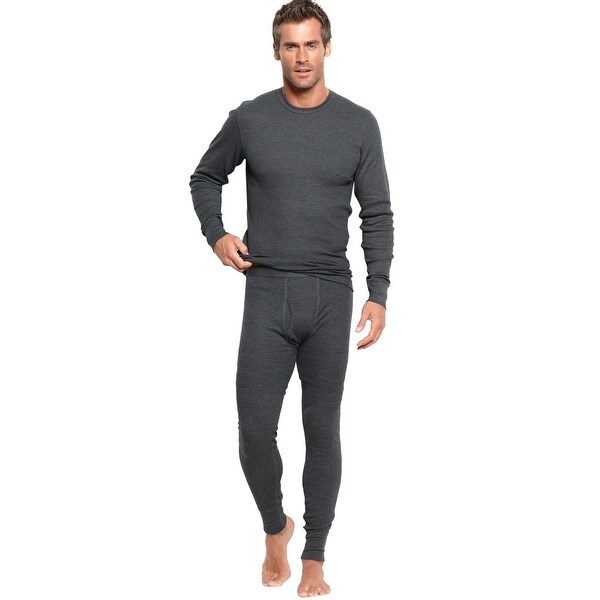 alfani thermal knit waffle crew
