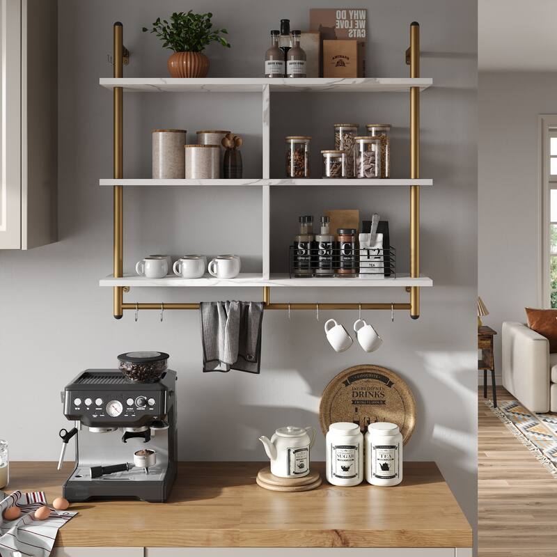 41 inch Wall Shelves 3-tiers Floating Shelf - 41 inch