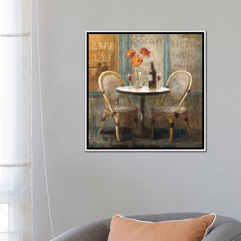iCanvas "Meet Me at Le Cafe I" by Danhui Nai Framed Canvas Print