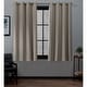 preview thumbnail 69 of 68, ATI Home Academy Total Blackout Grommet Top Curtain Panel Pair 52X63 - vintage linen