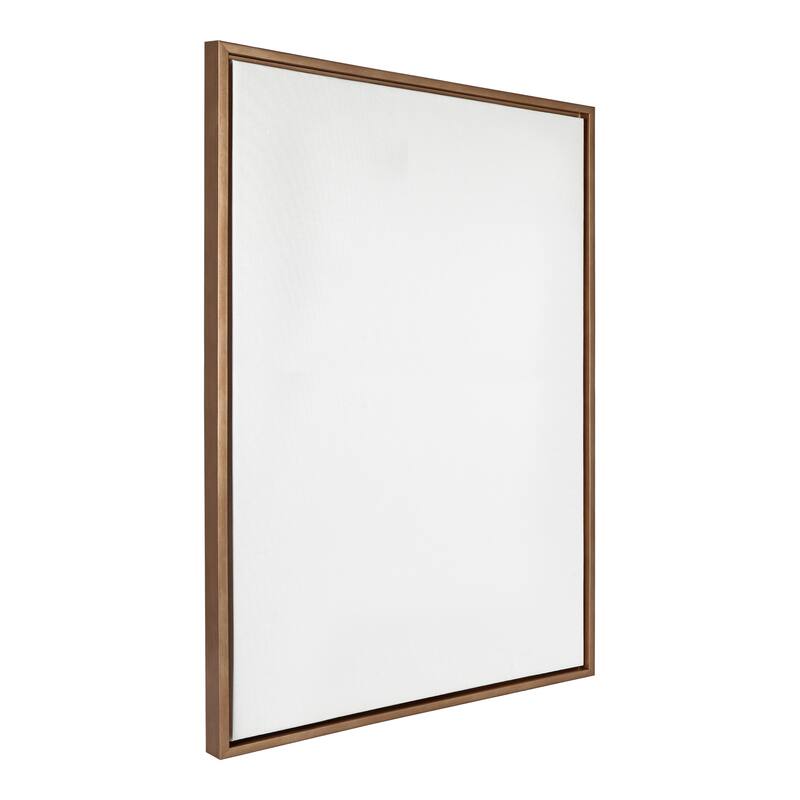 Kate and Laurel Sylvie Blank Framed Canvas - 28x38 - Gold