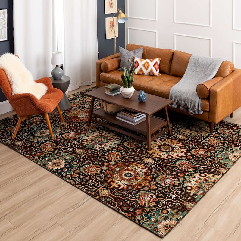 Mohawk Home Everest Vale Ornamental Medallion Area Rug