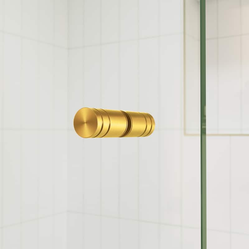 Glass Warehouse 58.25" x 31.5" Frameless Shower Bath Door - Door Only
