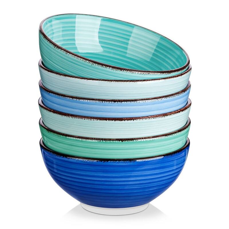 vancasso Bonita Sturdy Stoneware 6-Piece Bowls Set