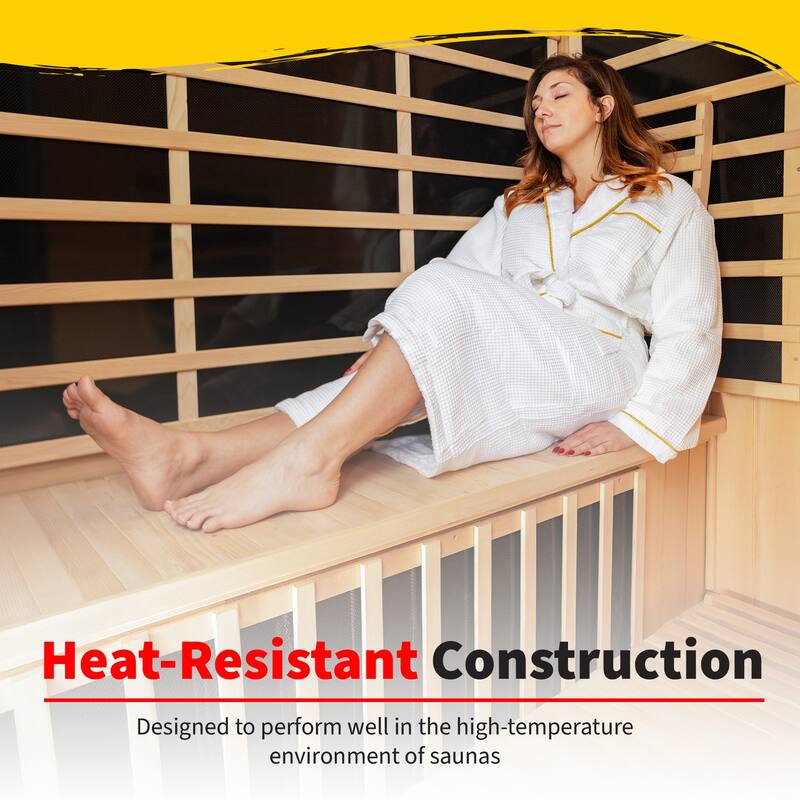 Heat Wave Universal Sauna Backrest (Set of 2)