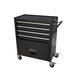 4 drawer tool cabinet with tool sets - Black