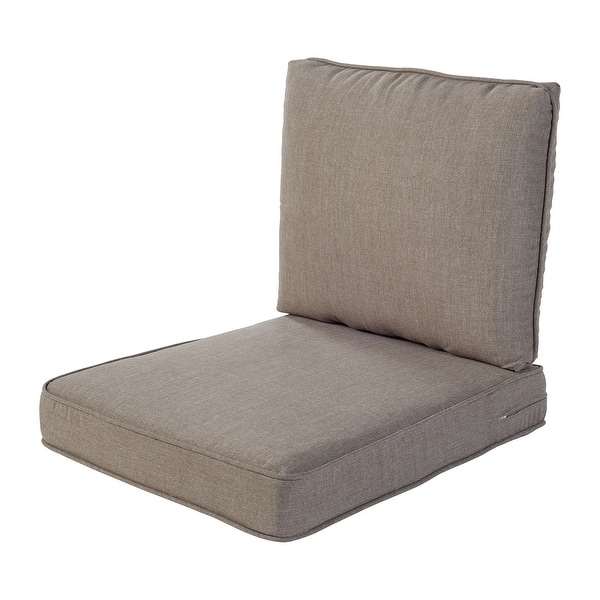 slide 26 of 57, Haven Way Outdoor Seat & Back Cushion Set 23x26 - Taupe