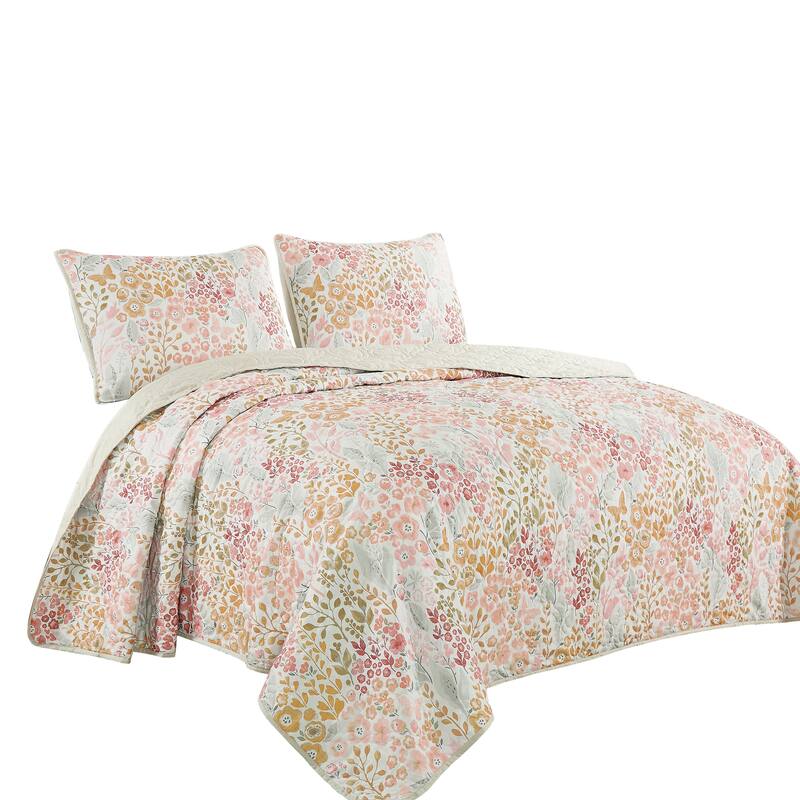 Lage Luxury 3 Piece Reversible Bedspread