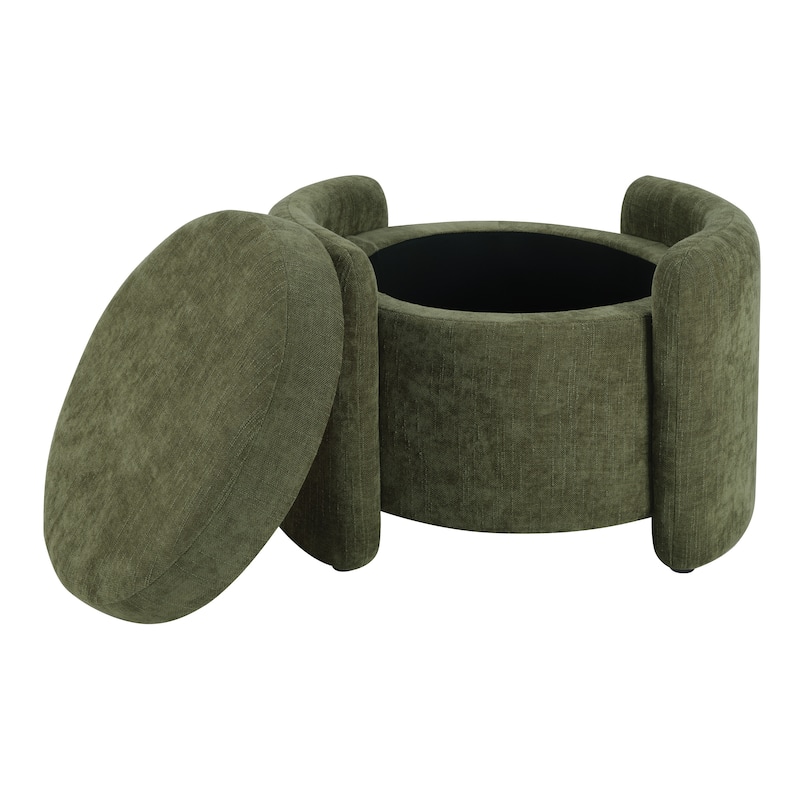 Sable Storage Ottoman
