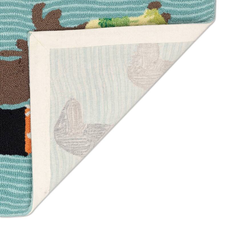Liora Manne Frontporch Tropical Hounds Indoor/Outdoor Rug
